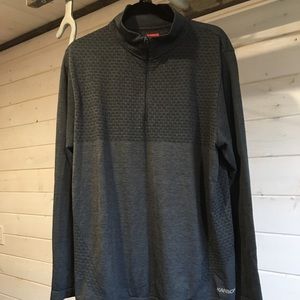 Karbon | Men’s Grey Long Sleeve 1/4 Zip